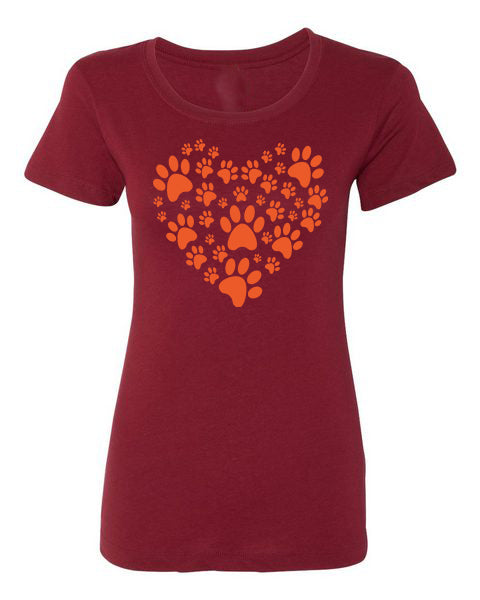 T-shirt Heart Paw