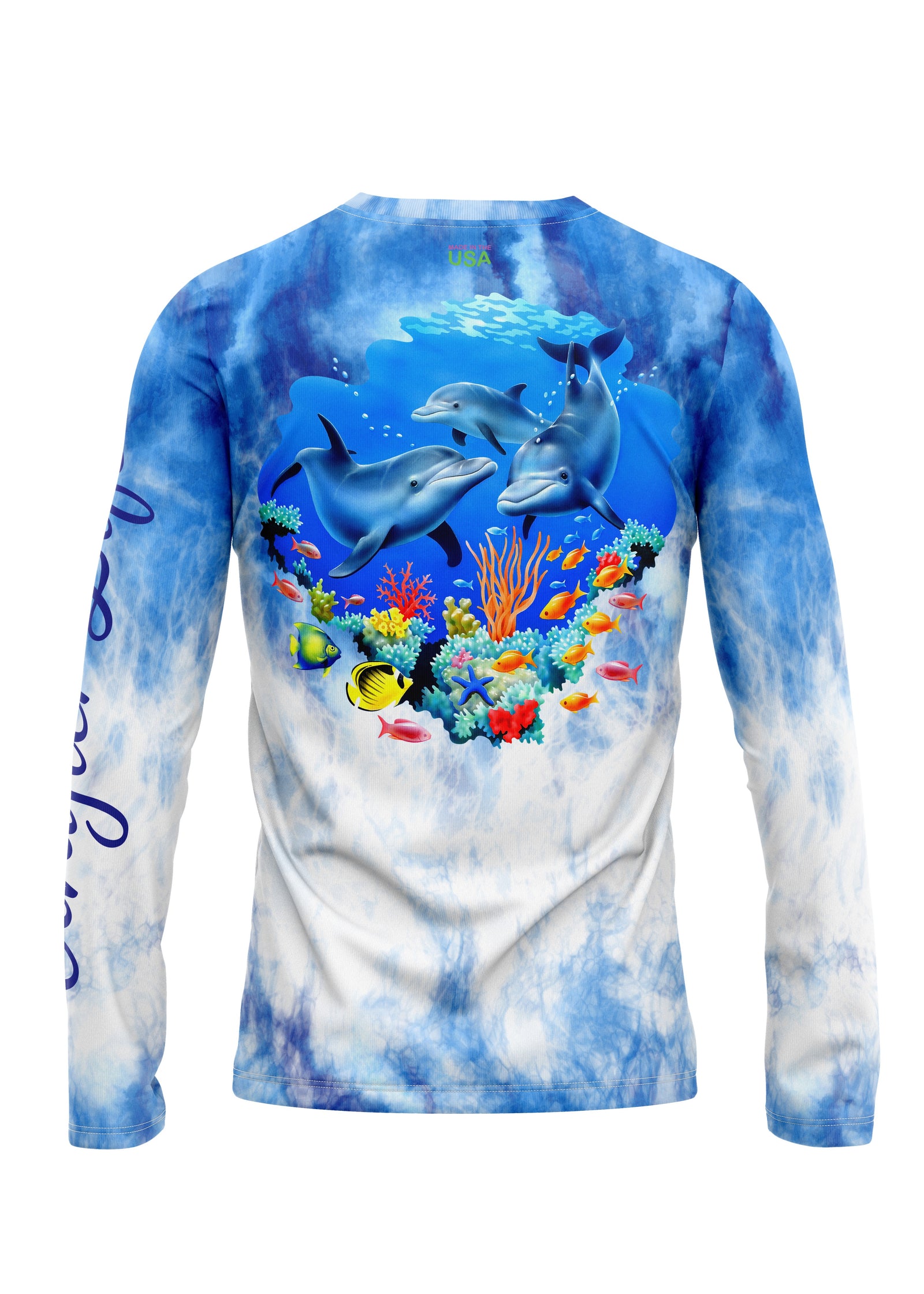 Fishing Shirt Dolphin Play