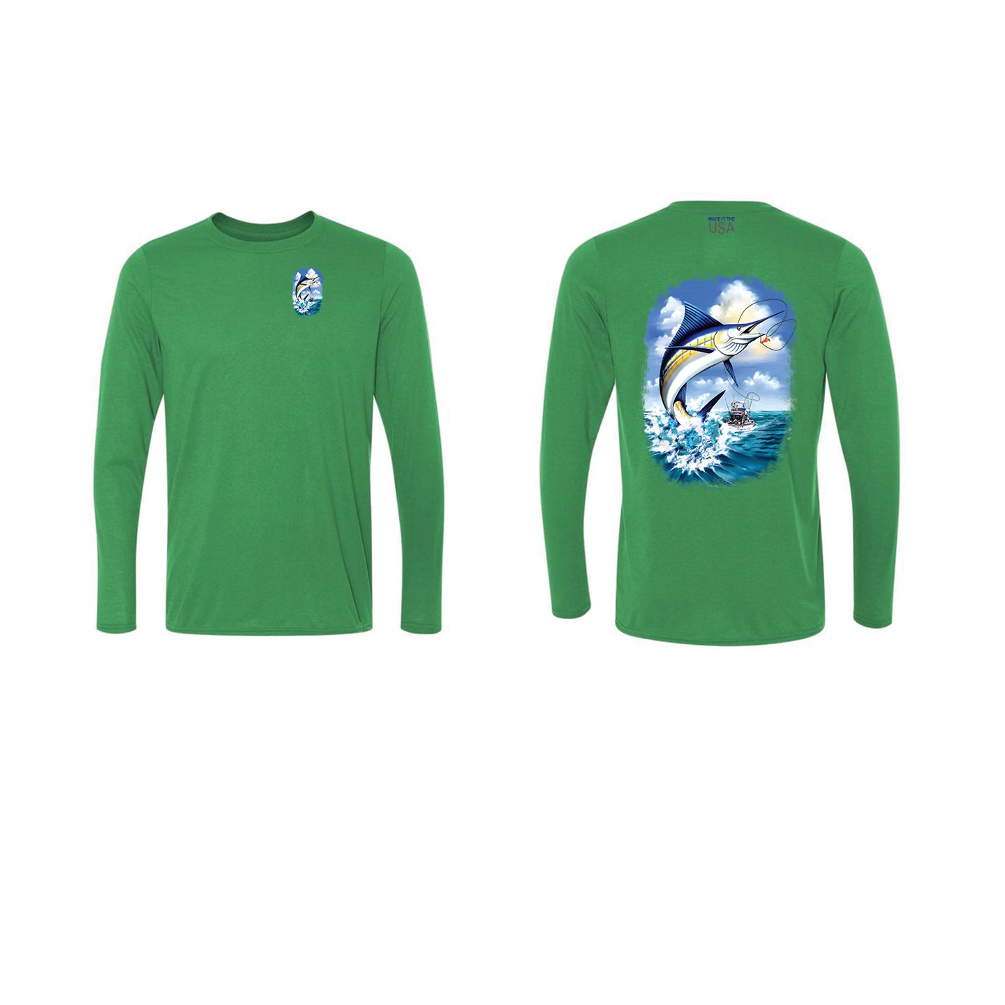 Fishing Shirt Blue Marlin