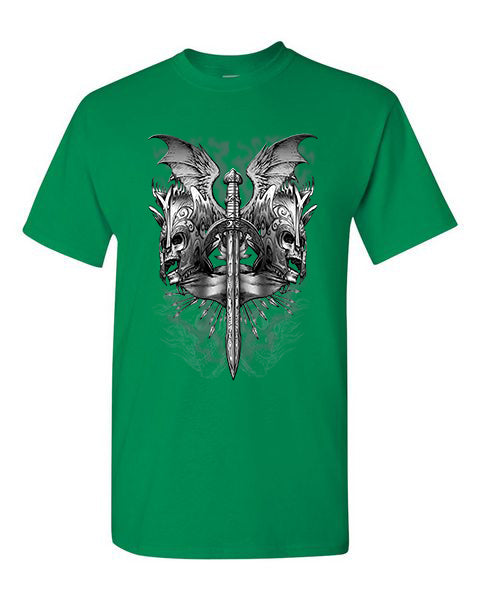 T-Shirt Warrior Skull