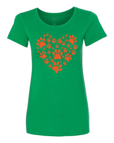 T-shirt Heart Paw