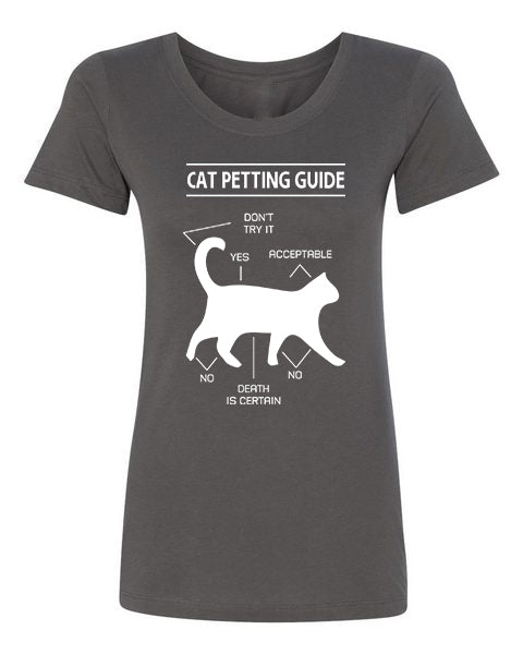 T-shirt Cat Petting Guide