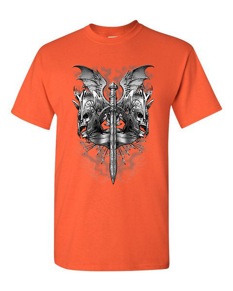 T-Shirt Warrior Skull