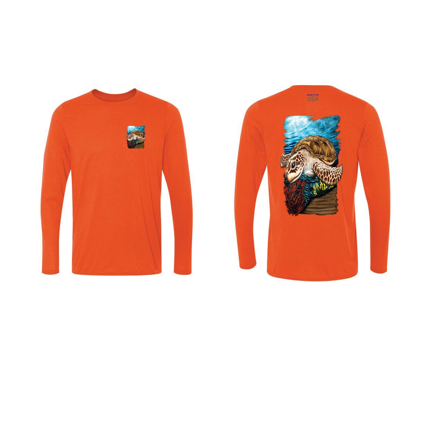 Fishing Shirt Grazing Turtle