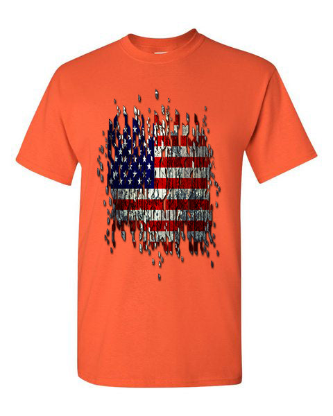 T-Shirt American Distressed Flag