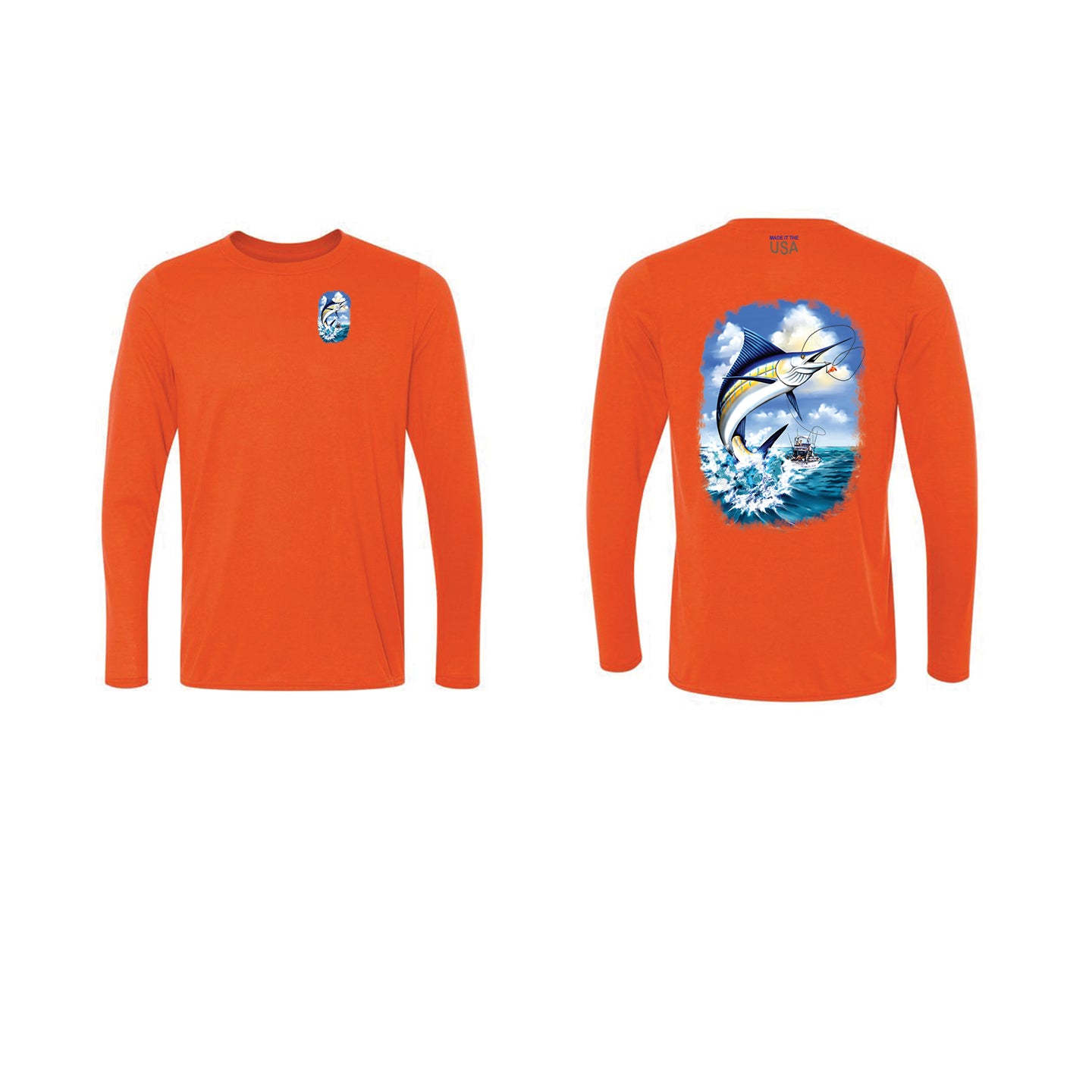 Fishing Shirt Blue Marlin