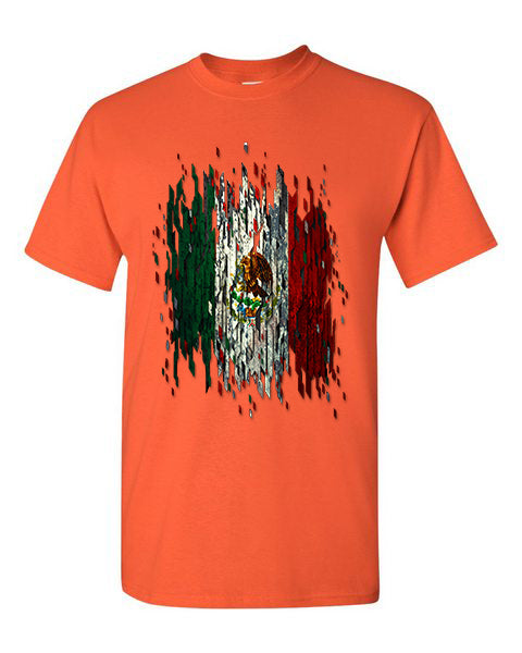T-Shirt Mexico Distressed Flag
