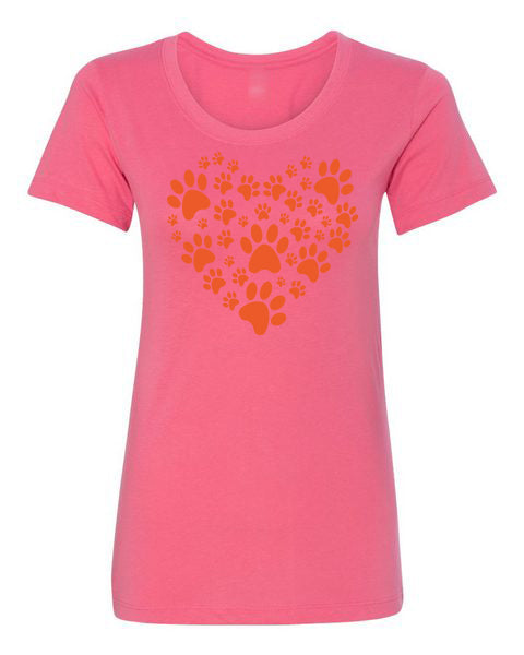 T-shirt Heart Paw
