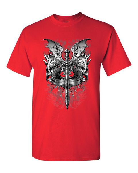 T-Shirt Warrior Skull