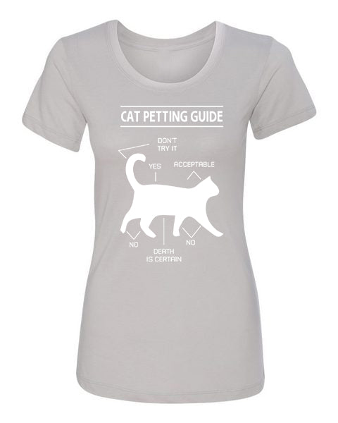T-shirt Cat Petting Guide