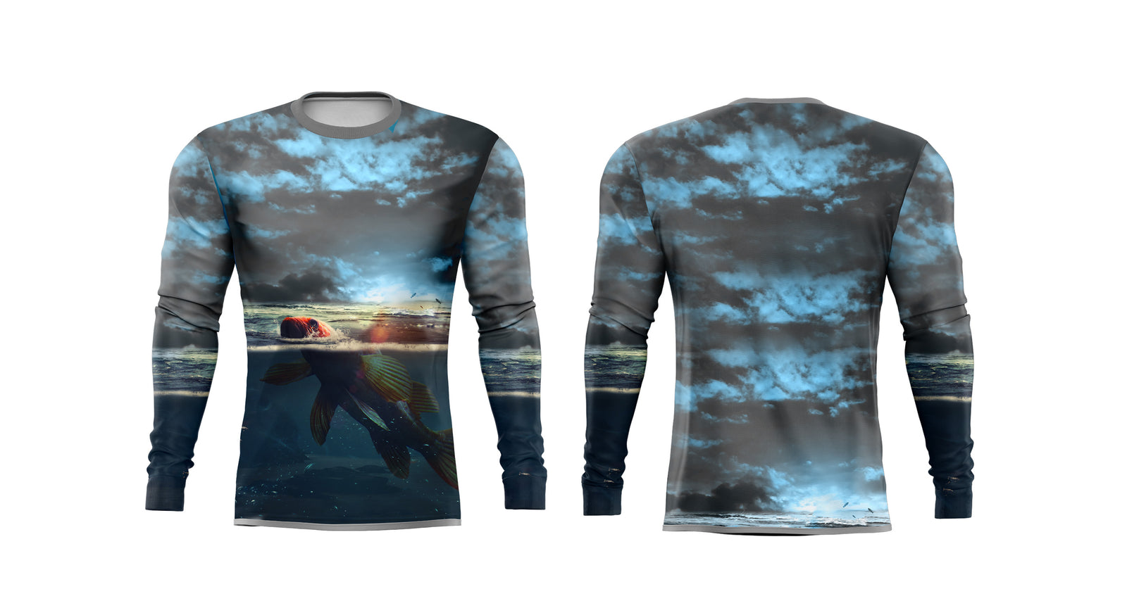 Fishing Shirt Sun Set