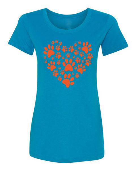 T-shirt Heart Paw