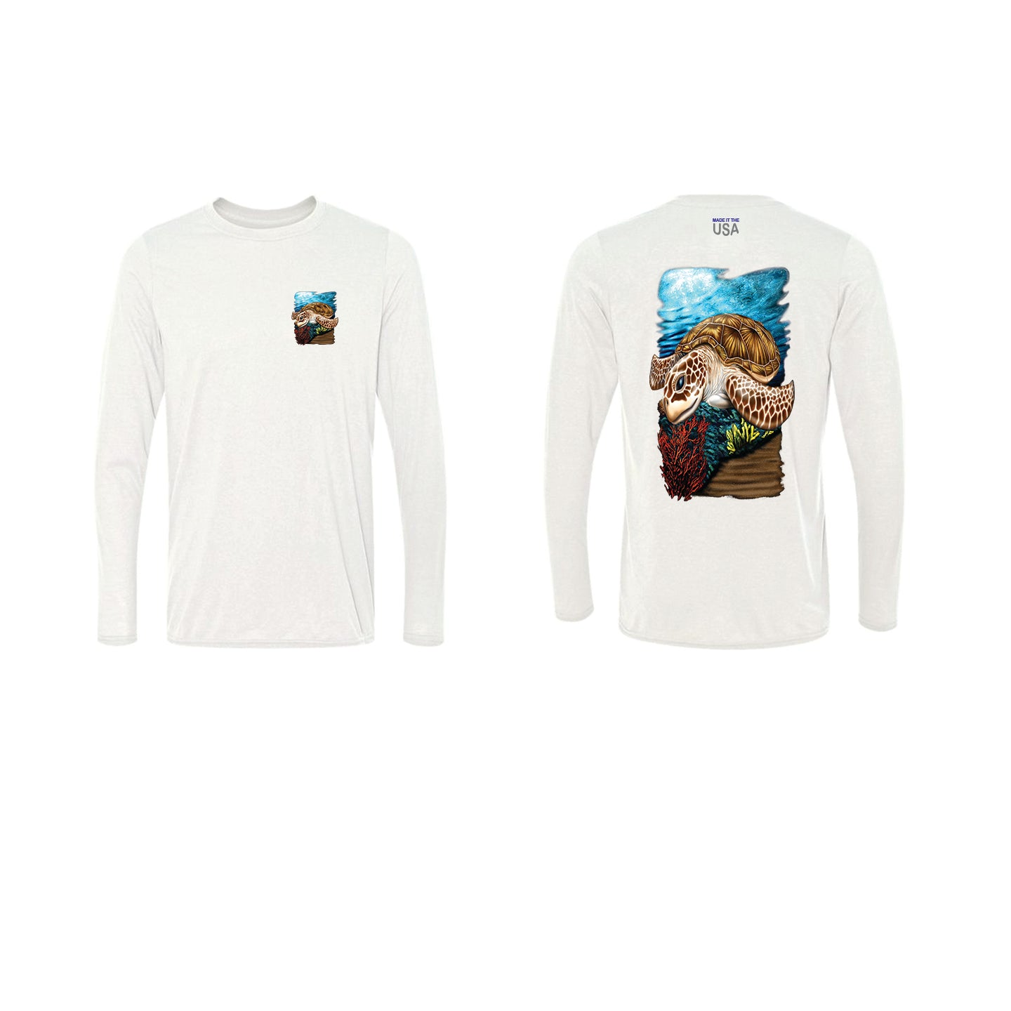 Fishing Shirt Grazing Turtle