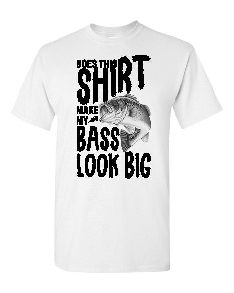 T-Shirt Bass Looking Big
