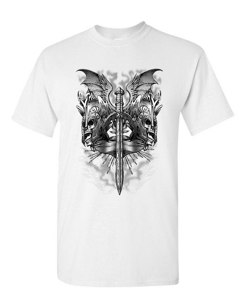 T-Shirt Warrior Skull