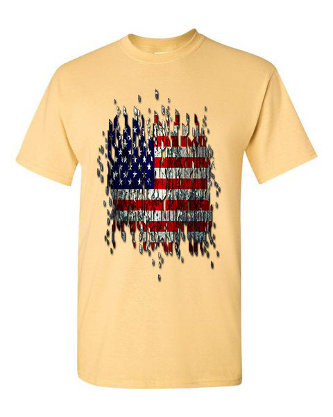 T-Shirt American Distressed Flag