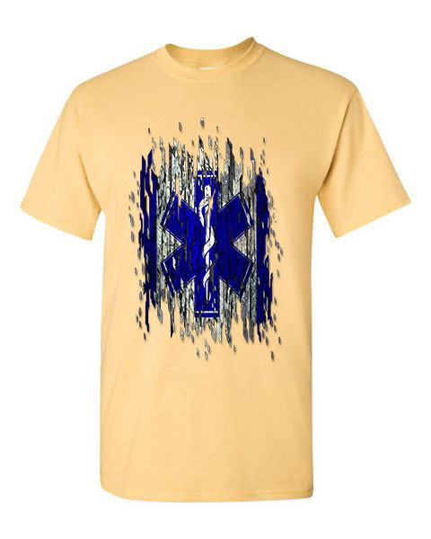 T-Shirt EMT Distressed Flag