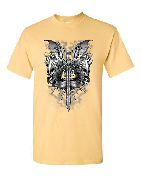 T-Shirt Warrior Skull