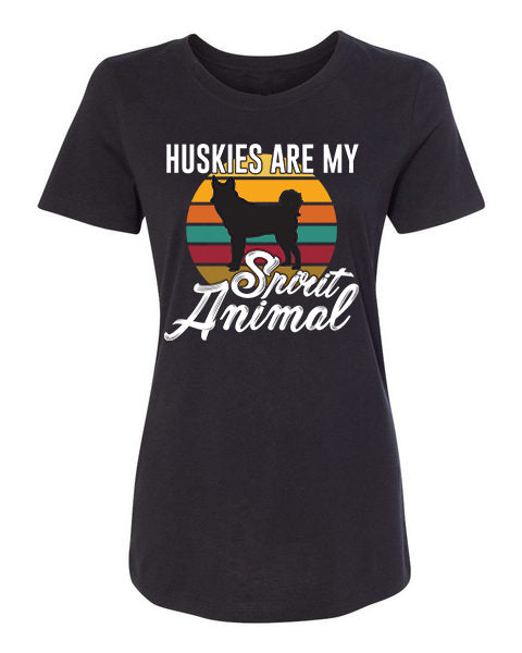 T-Shirt Huskies Are My Spirit