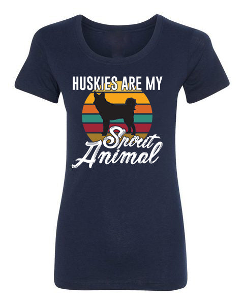 T-Shirt Huskies Are My Spirit