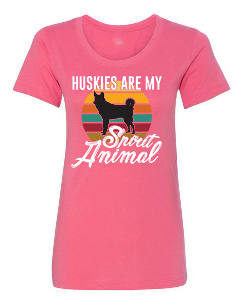 T-Shirt Huskies Are My Spirit