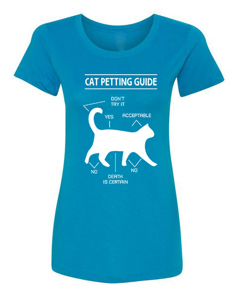 T-shirt Cat Petting Guide